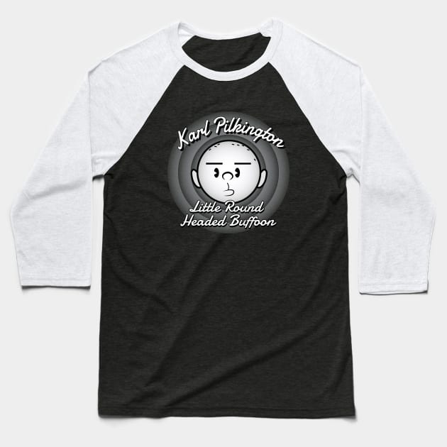 Little round buffoon Baseball T-Shirt by Oneskillwonder